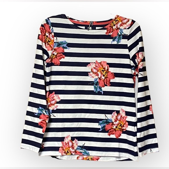 NWT Joules Women's Harbour Print Long Sleeve Jersey Top - Picture 2 of 8